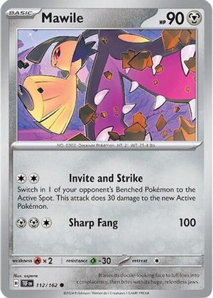 Mawile 112 - SV05 Temporal Forces Reverse Holofoil - Poke-Collect