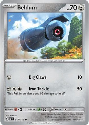 Beldum 113 - SV05 Temporal Forces Reverse Holofoil - Poke-Collect