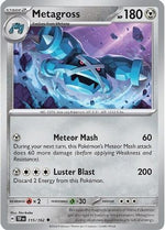 Metagross - 115/162 115 - SV05 Temporal Forces Reverse Holofoil - Poke-Collect