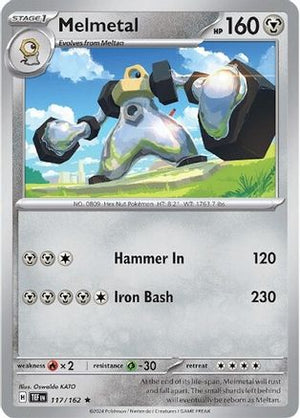 Melmetal 117 - SV05 Temporal Forces Reverse Holofoil - Poke-Collect