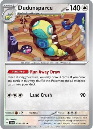 Dudunsparce 129 - SV05 Temporal Forces Holofoil - Poke-Collect