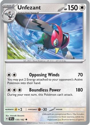 Unfezant 135 - SV05 Temporal Forces - Poke-Collect