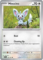 Minccino 136 - SV05 Temporal Forces Reverse Holofoil - Poke-Collect