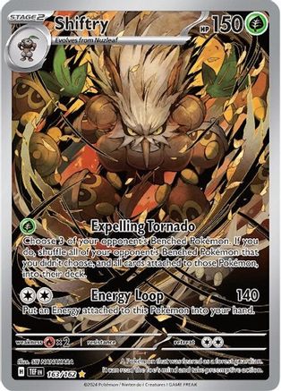 Shiftry - 163/162 163 - SV05 Temporal Forces Holofoil - Poke-Collect