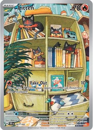 Litten - 167/162 167 - SV05 Temporal Forces Holofoil - Poke-Collect