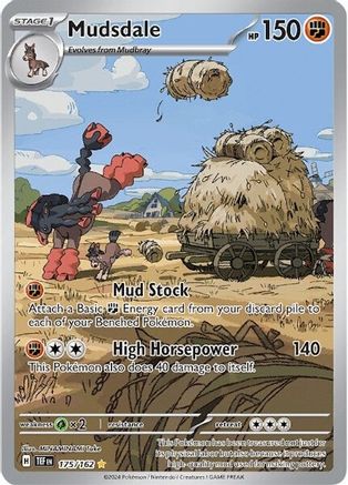 Mudsdale - 175/162 175 - SV05 Temporal Forces Holofoil - Poke-Collect