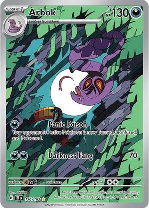Arbok - 176/162 176 - SV05 Temporal Forces Holofoil
