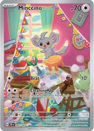 Minccino 182 - SV05 Temporal Forces Holofoil - Poke-Collect