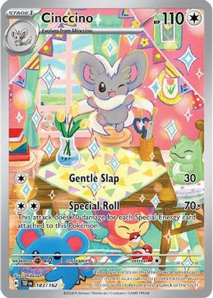 Cinccino 183 - SV05 Temporal Forces Holofoil - Poke-Collect