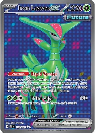 Iron Leaves ex - 186/162 186 - SV05 Temporal Forces Holofoil - Poke-Collect
