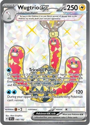 Wugtrio ex 190 - SV05 Temporal Forces Holofoil - Poke-Collect