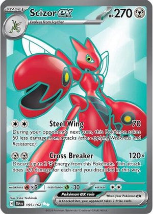 Scizor ex - 195/162 195 - SV05 Temporal Forces Holofoil - Poke-Collect