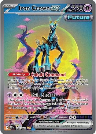 Iron Crown ex - 206/162 206 - SV05 Temporal Forces Holofoil - Poke-Collect