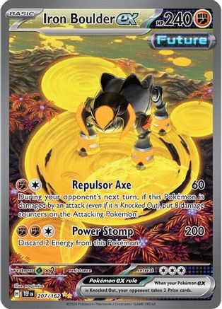 Iron Boulder ex - 207/162 207 - SV05 Temporal Forces Holofoil - Poke-Collect