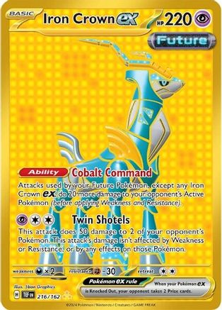 Iron Crown ex 216 - SV05 Temporal Forces Holofoil - Poke-Collect