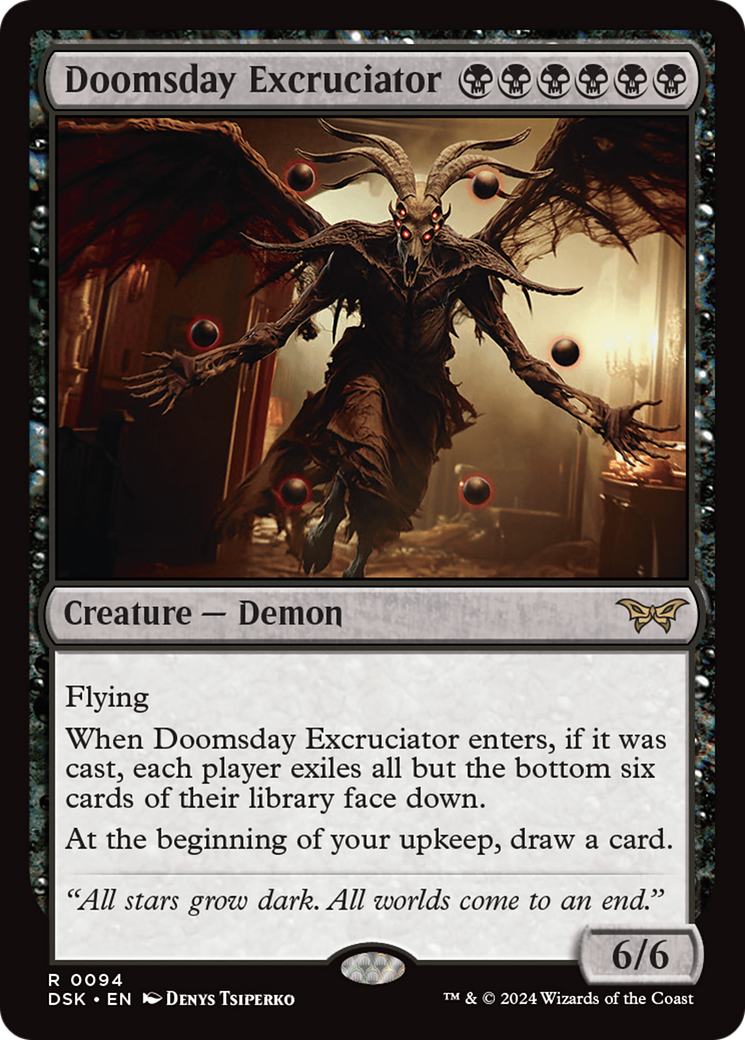 Doomsday Excruciator (DSK-094) - Duskmourn: House of Horror Foil - Poke-Collect
