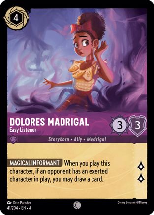 Dolores Madrigal - Easy Listener (41/204) - Ursulas Return Cold Foil