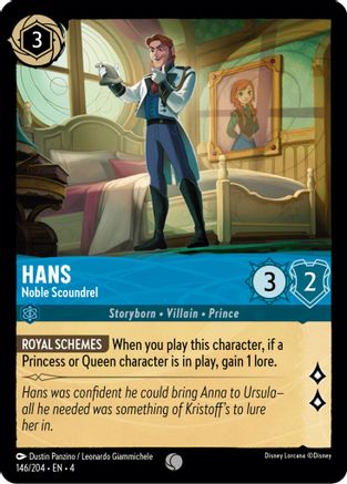 Hans - Noble Scoundrel (146/204) - Ursulas Return Cold Foil