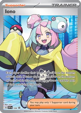 Iono - 124 124 - SV Scarlet & Violet Promo Cards Holofoil - Poke-Collect