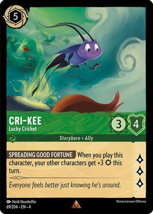 Cri-Kee - Lucky Cricket (69/204) - Ursulas Return Cold Foil