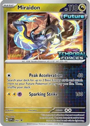 Miraidon - 092 [Staff] 92 - SV Scarlet & Violet Promo Cards Holofoil - Poke-Collect
