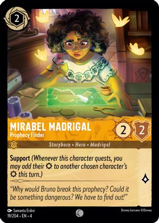 Mirabel Madrigal - Prophecy Finder (19/204) - Ursulas Return Cold Foil