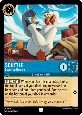 Scuttle - Expert on Humans (154/204) - Ursulas Return Cold Foil