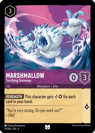 Marshmallow - Terrifying Snowman (51/204) - Ursulas Return