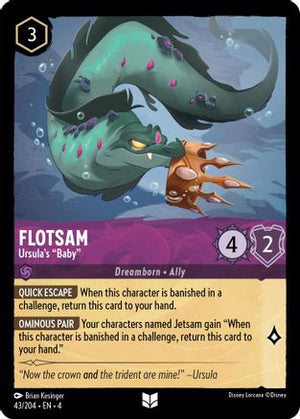 Flotsam - Ursula's "Baby" (43/204) - Ursulas Return Cold Foil