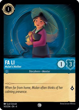 Fa Li - Mulan's Mother (143/204) - Ursulas Return Cold Foil