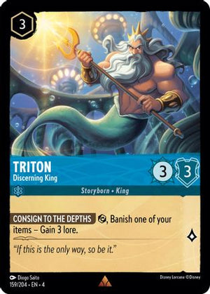 Triton - Discerning King (159/204) - Ursulas Return Cold Foil