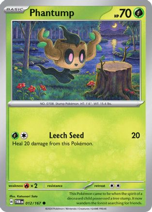 Phantump 12 - SV06 Twilight Masquerade - Poke-Collect
