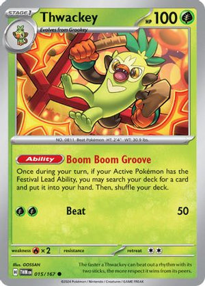 Thwackey 15 - SV06 Twilight Masquerade - Poke-Collect