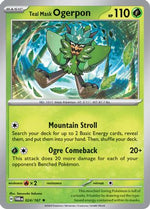 Teal Mask Ogerpon 24 - SV06 Twilight Masquerade Holofoil - Poke-Collect