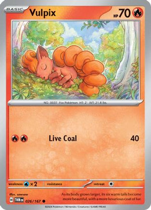 Vulpix 26 - SV06 Twilight Masquerade - Poke-Collect
