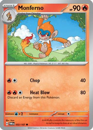 Monferno 32 - SV06 Twilight Masquerade - Poke-Collect