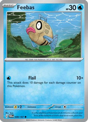 Feebas 49 - SV06 Twilight Masquerade Reverse Holofoil - Poke-Collect