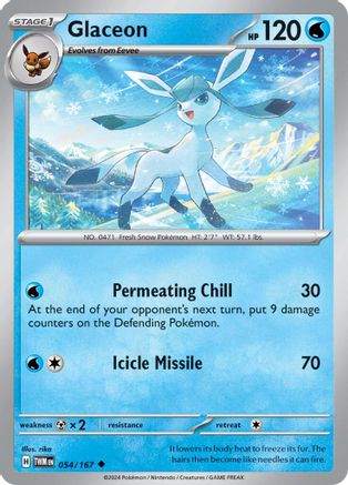 Glaceon 54 - SV06 Twilight Masquerade - Poke-Collect