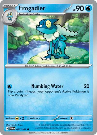 Frogadier 57 - SV06 Twilight Masquerade Reverse Holofoil - Poke-Collect