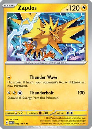 Zapdos 65 - SV06 Twilight Masquerade Reverse Holofoil - Poke-Collect