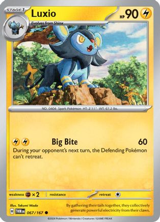 Luxio 67 - SV06 Twilight Masquerade - Poke-Collect