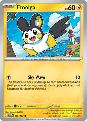 Emolga 69 - SV06 Twilight Masquerade - Poke-Collect
