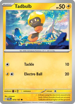 Tadbulb 73 - SV06 Twilight Masquerade Reverse Holofoil - Poke-Collect
