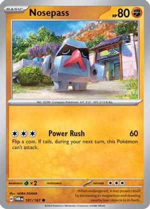 Nosepass 101 - SV06 Twilight Masquerade Reverse Holofoil - Poke-Collect