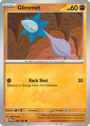 Glimmet 108 - SV06 Twilight Masquerade Reverse Holofoil - Poke-Collect