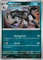 Mightyena 114 - SV06 Twilight Masquerade Reverse Holofoil - Poke-Collect