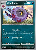 Whirlipede 116 - SV06 Twilight Masquerade Reverse Holofoil - Poke-Collect
