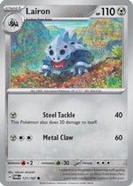 Lairon 121 - SV06 Twilight Masquerade Reverse Holofoil - Poke-Collect