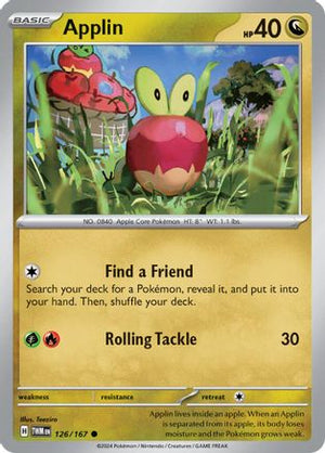 Applin 126 - SV06 Twilight Masquerade - Poke-Collect