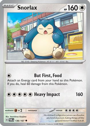 Snorlax 136 - SV06 Twilight Masquerade - Poke-Collect